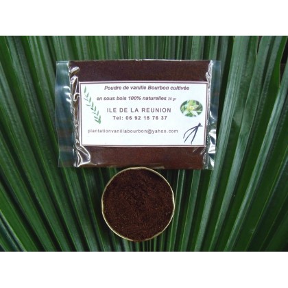 Sachet poudre de vanille noire 